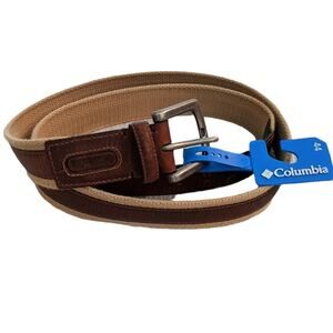 Columbia Canvas and Leather Belt size 44
